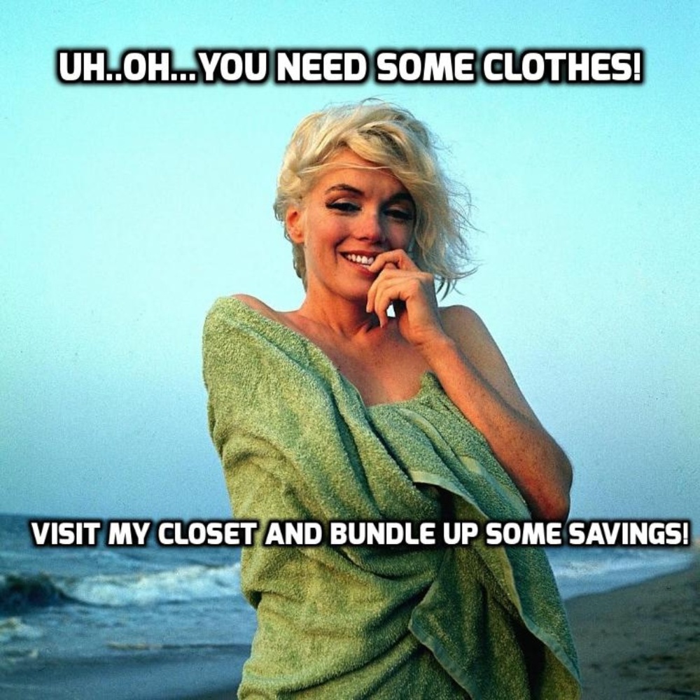 VISIT MY CLOSET FOR SOMETHING AWESOME TO WEAR!